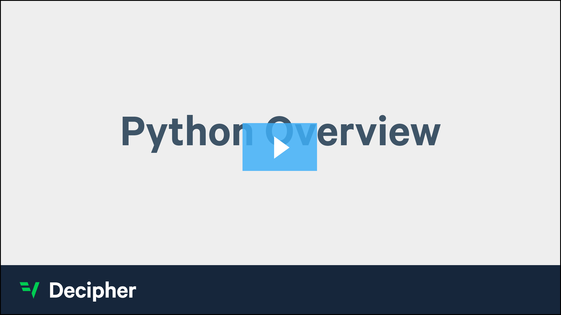opens Python Overview video in new tab