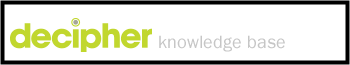 Decipher Knowledge Base